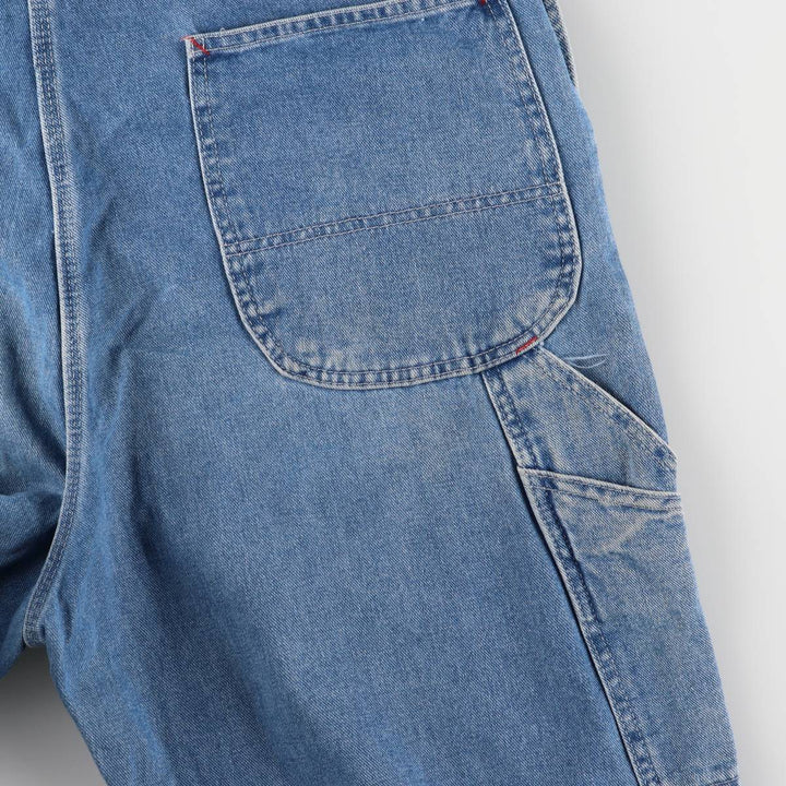 Dickies denim overalls for men, equivalent to W39 cotton blue type Vintage Second Hand