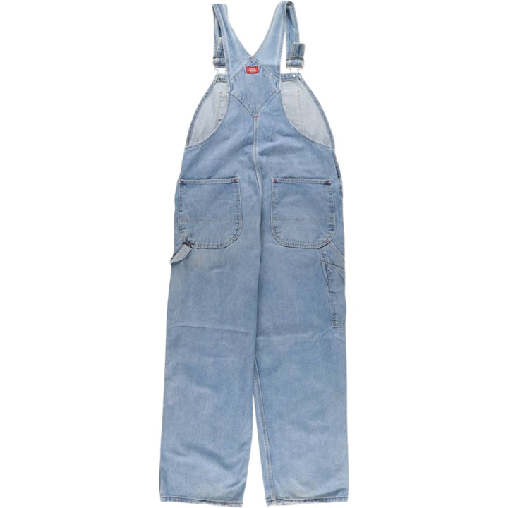 Dickies denim overalls for men, equivalent to w36 cotton blue type Vintage Second Hand