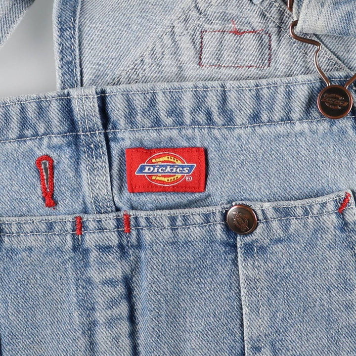 Dickies denim overalls for men, equivalent to w36 cotton blue type Vintage Second Hand