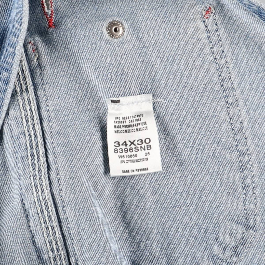 Dickies denim overalls for men, equivalent to w36 cotton blue type Vintage Second Hand