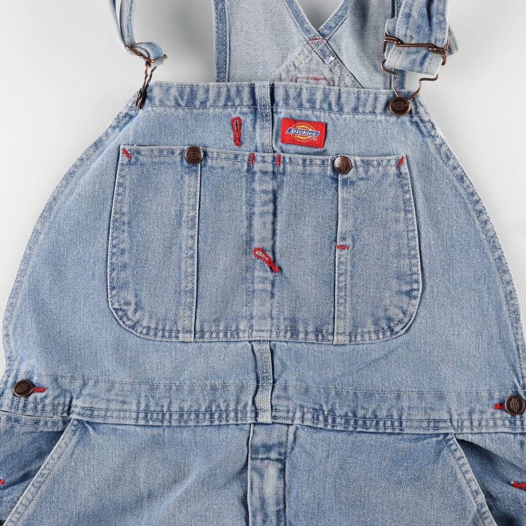 Dickies denim overalls for men, equivalent to w36 cotton blue type Vintage Second Hand