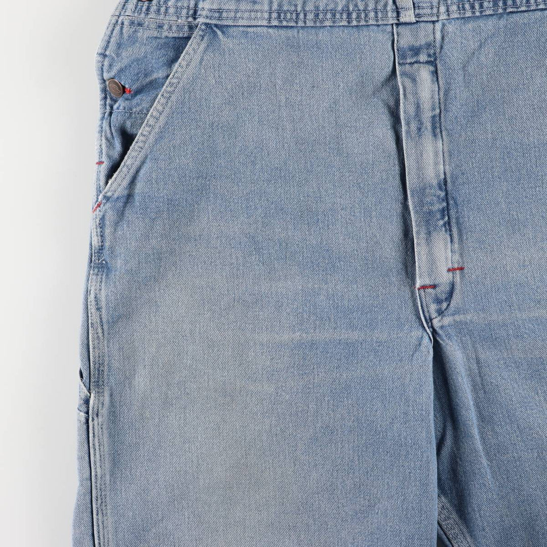 Dickies denim overalls for men, equivalent to w36 cotton blue type Vintage Second Hand
