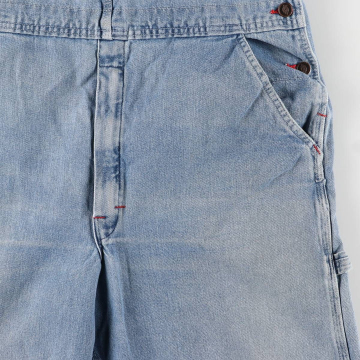 Dickies denim overalls for men, equivalent to w36 cotton blue type Vintage Second Hand