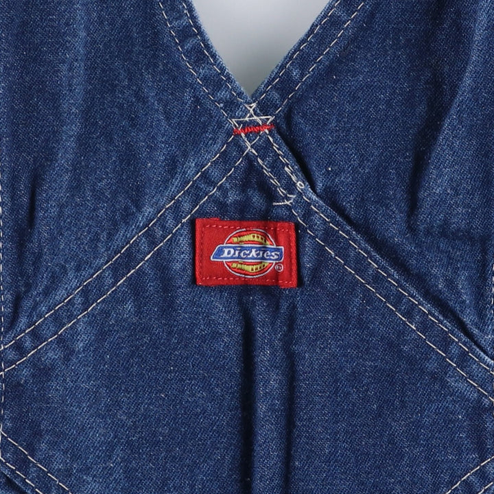 Dickies denim overalls for men, equivalent to w36 cotton blue type Vintage Second Hand