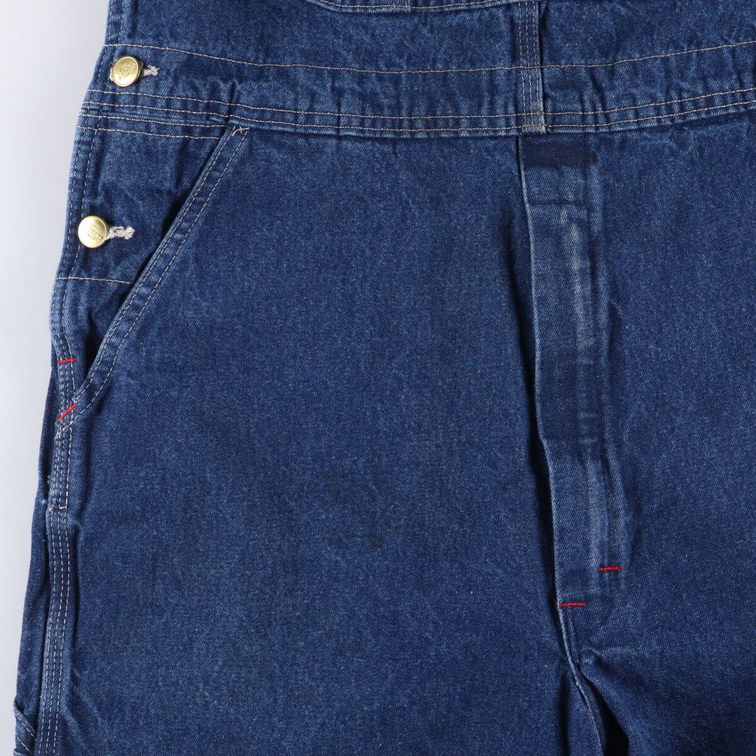 Dickies denim overalls for men, equivalent to w36 cotton blue type Vintage Second Hand