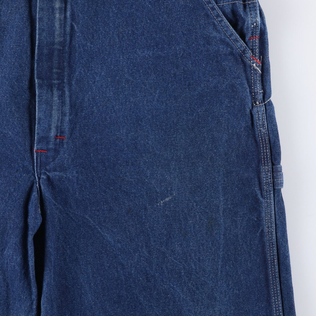 Dickies denim overalls for men, equivalent to w36 cotton blue type Vintage Second Hand