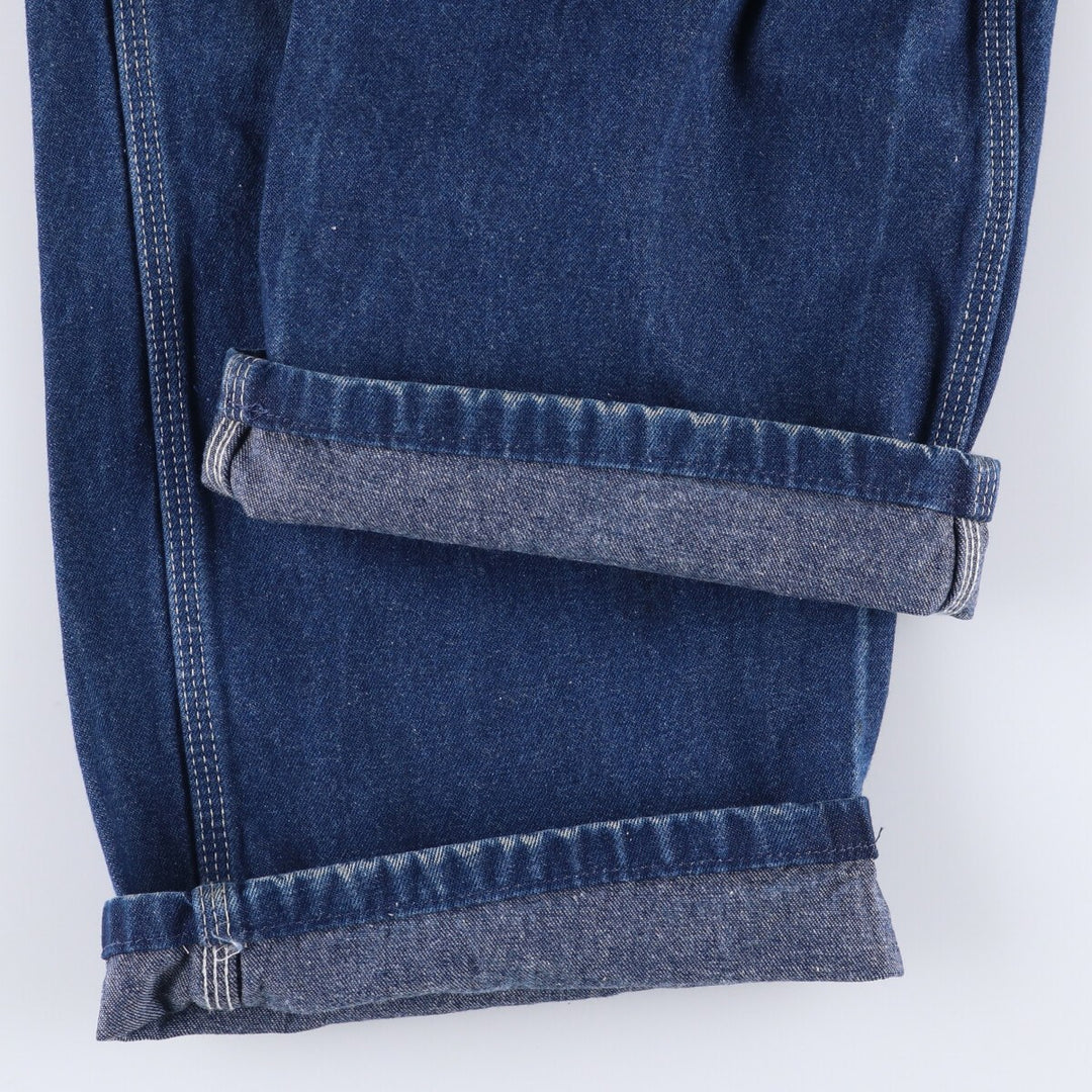 Dickies denim overalls for men, equivalent to w36 cotton blue type Vintage Second Hand