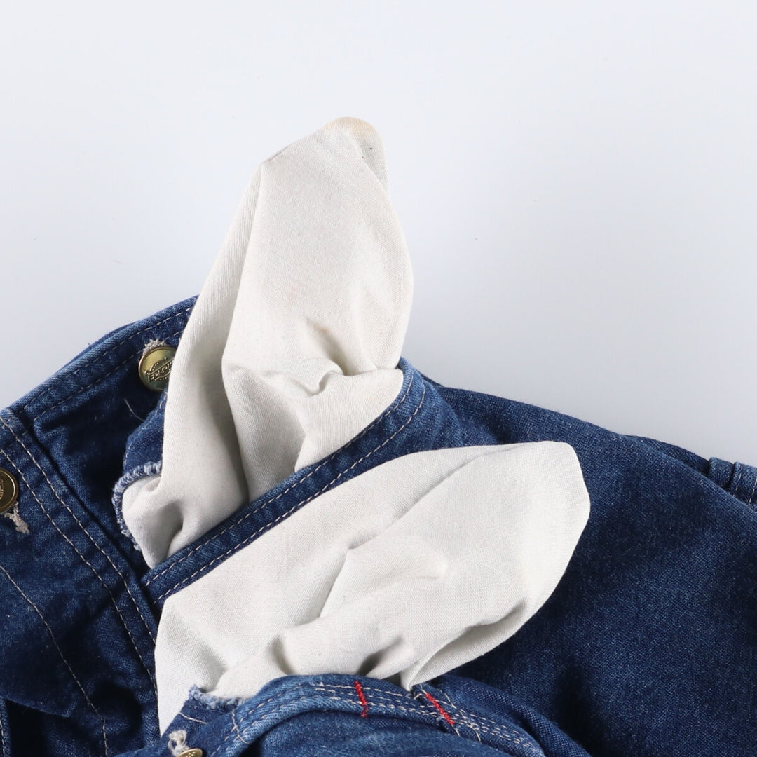 Dickies denim overalls for men, equivalent to w36 cotton blue type Vintage Second Hand