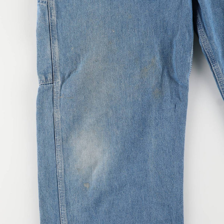 90'S Dickies denim overalls for men, W35 equivalent, vintage unclear blue type Vintage Second Hand