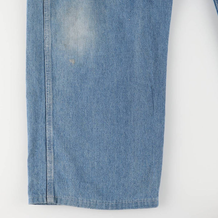 90'S Dickies denim overalls for men, W35 equivalent, vintage unclear blue type Vintage Second Hand
