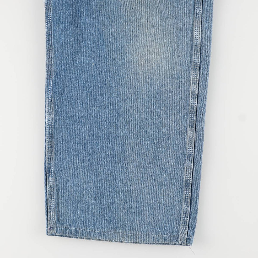 90'S Dickies denim overalls for men, W35 equivalent, vintage unclear blue type Vintage Second Hand