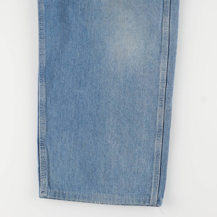 90'S Dickies denim overalls for men, W35 equivalent, vintage unclear blue type Vintage Second Hand