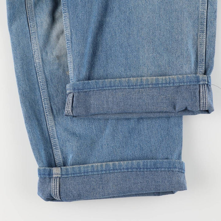 90'S Dickies denim overalls for men, W35 equivalent, vintage unclear blue type Vintage Second Hand