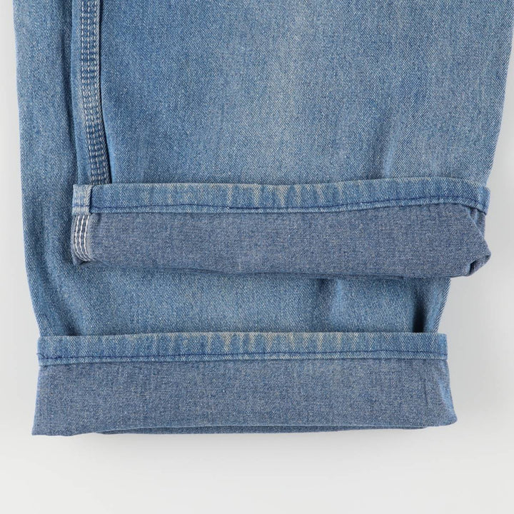 90'S Dickies denim overalls for men, W35 equivalent, vintage unclear blue type Vintage Second Hand