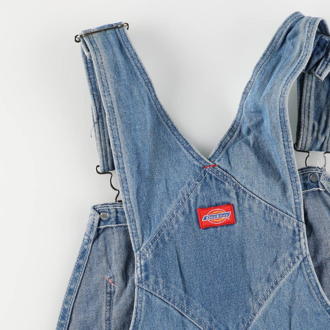 90'S Dickies denim overalls for men, W35 equivalent, vintage unclear blue type Vintage Second Hand