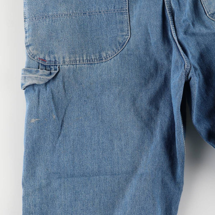 90'S Dickies denim overalls for men, W35 equivalent, vintage unclear blue type Vintage Second Hand