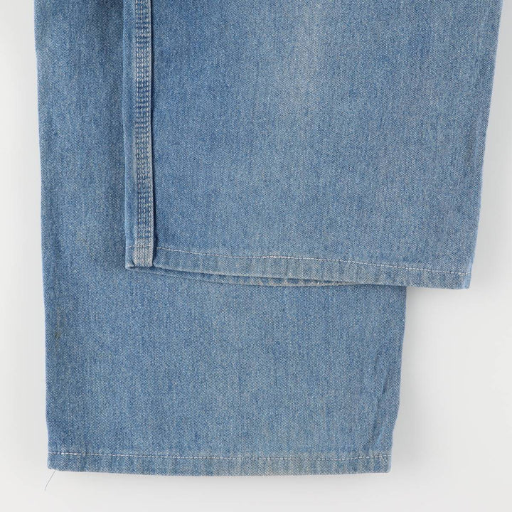 90'S Dickies denim overalls for men, W35 equivalent, vintage unclear blue type Vintage Second Hand
