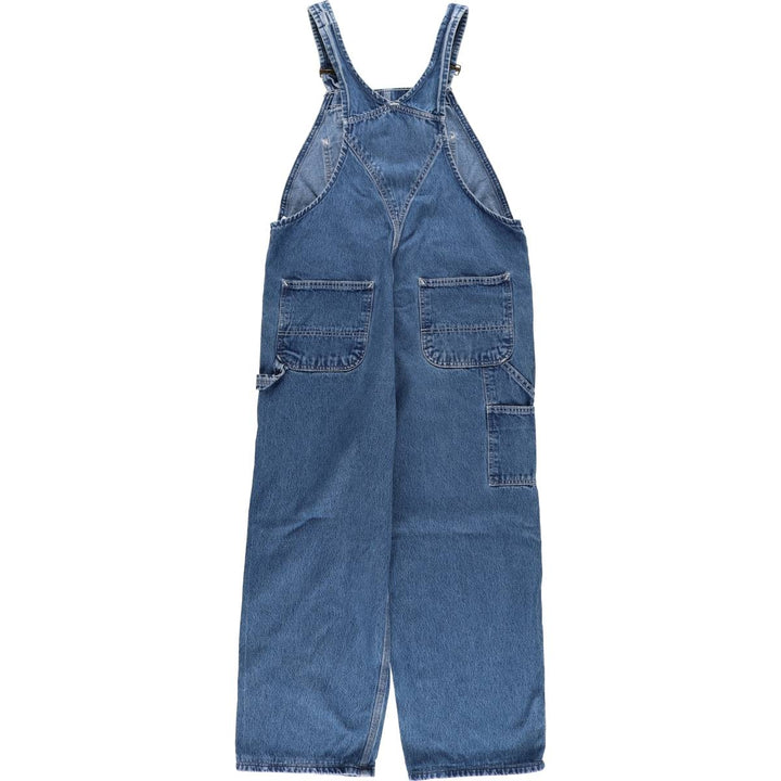 Carhartt denim overalls for men, equivalent to W38 cotton blue type Vintage Second Hand