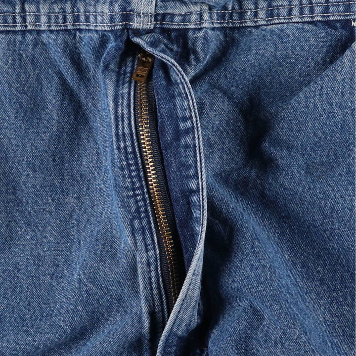 Carhartt denim overalls for men, equivalent to W38 cotton blue type Vintage Second Hand