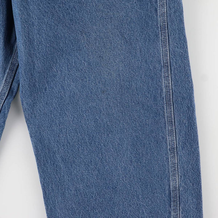 Carhartt denim overalls for men, equivalent to W38 cotton blue type Vintage Second Hand