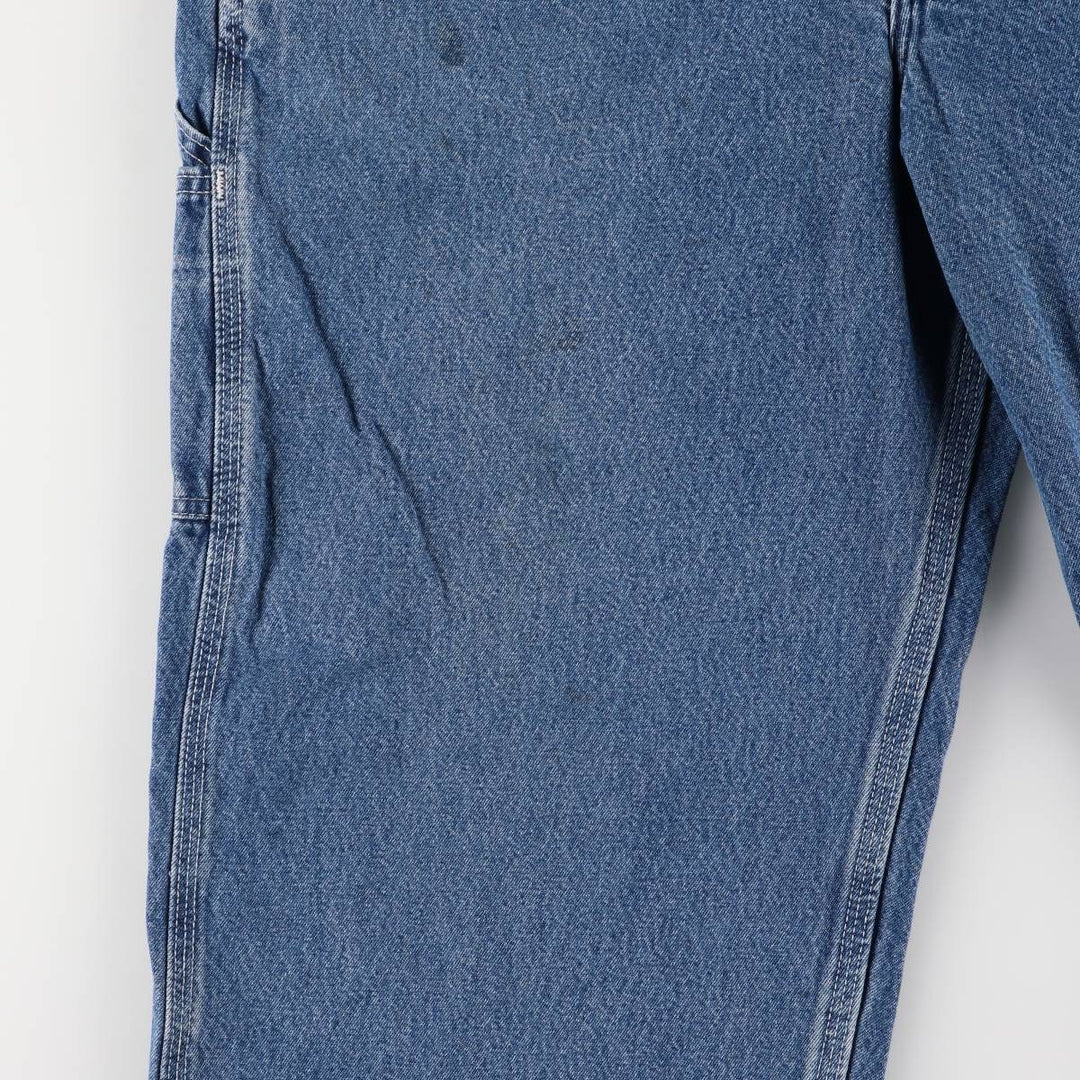 Carhartt denim overalls for men, equivalent to W38 cotton blue type Vintage Second Hand