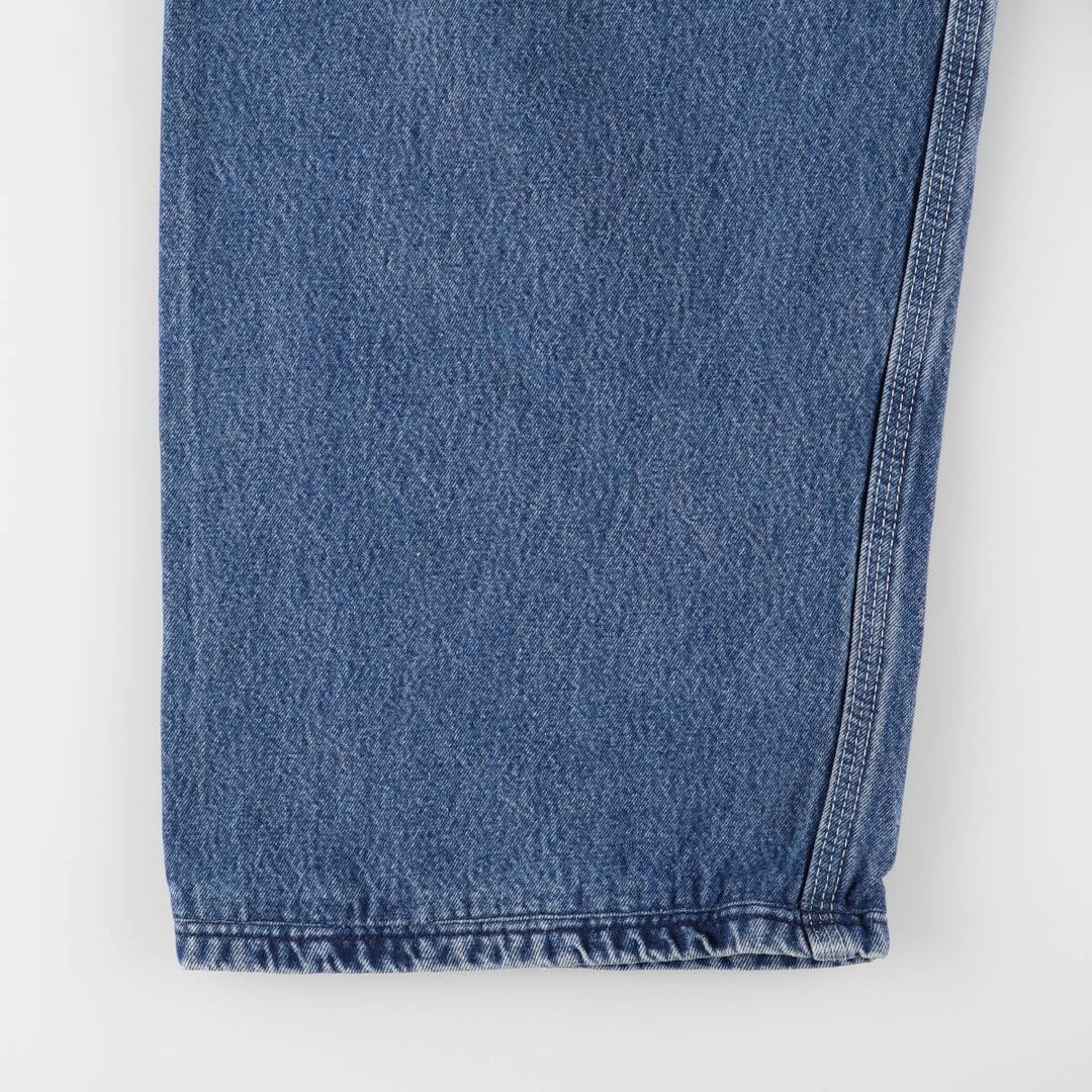 Carhartt denim overalls for men, equivalent to W38 cotton blue type Vintage Second Hand