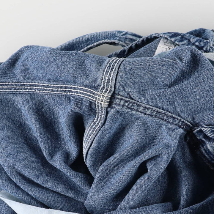 Carhartt denim overalls for men, equivalent to W38 cotton blue type Vintage Second Hand