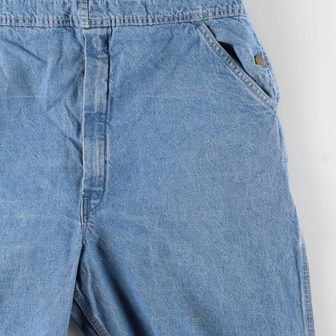 70'S Osh Kosh denim overalls, made in the USA, men's size w36, vintage cotton blue type Vintage Second Hand