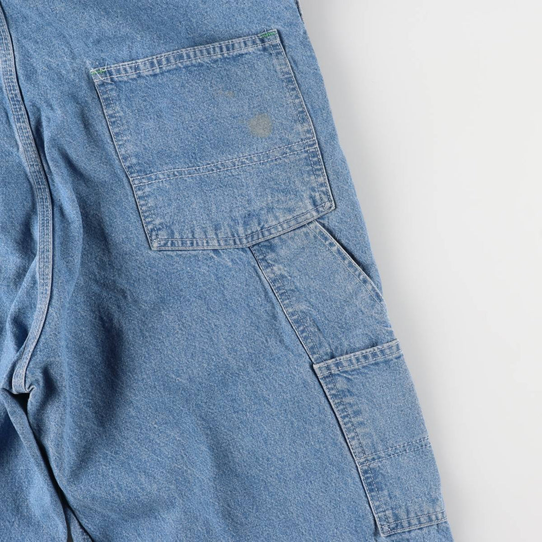70'S Osh Kosh denim overalls, made in the USA, men's size w36, vintage cotton blue type Vintage Second Hand