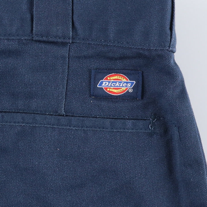90'S Dickies Work Pants, Men's, Size W34, Vintage polyester navy blue type Vintage Second Hand