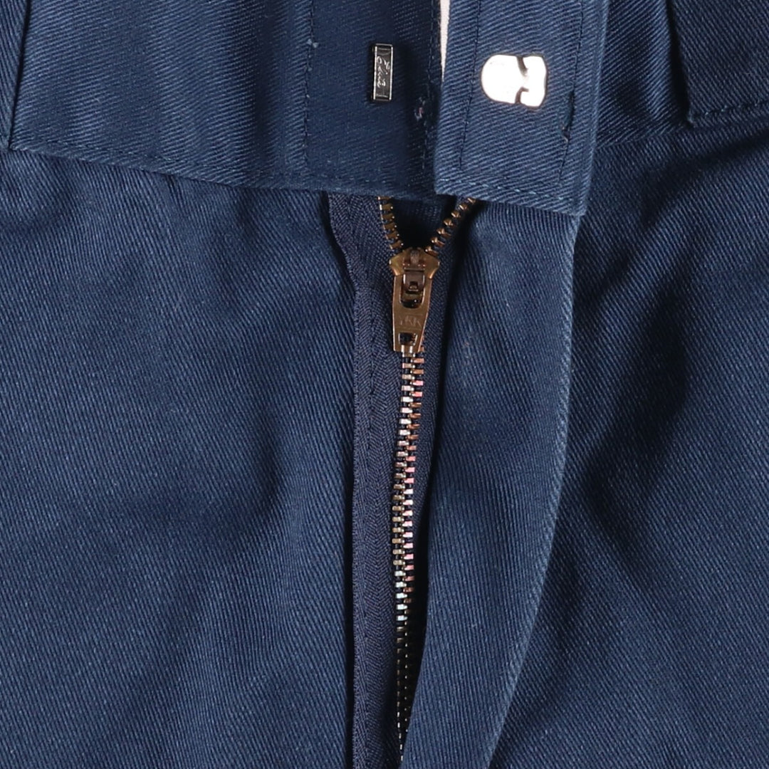 90'S Dickies Work Pants, Men's, Size W34, Vintage polyester navy blue type Vintage Second Hand