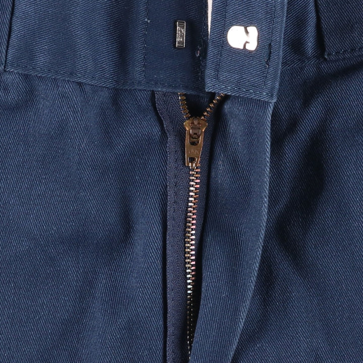 90'S Dickies Work Pants, Men's, Size W34, Vintage polyester navy blue type Vintage Second Hand