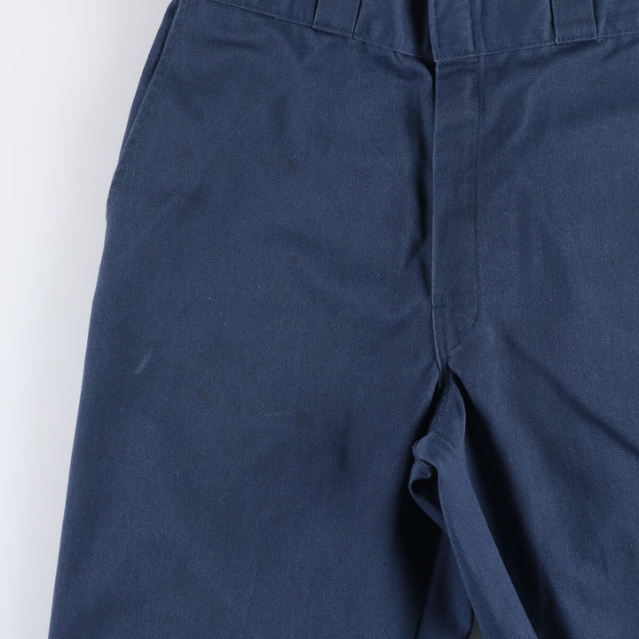 90'S Dickies Work Pants, Men's, Size W34, Vintage polyester navy blue type Vintage Second Hand