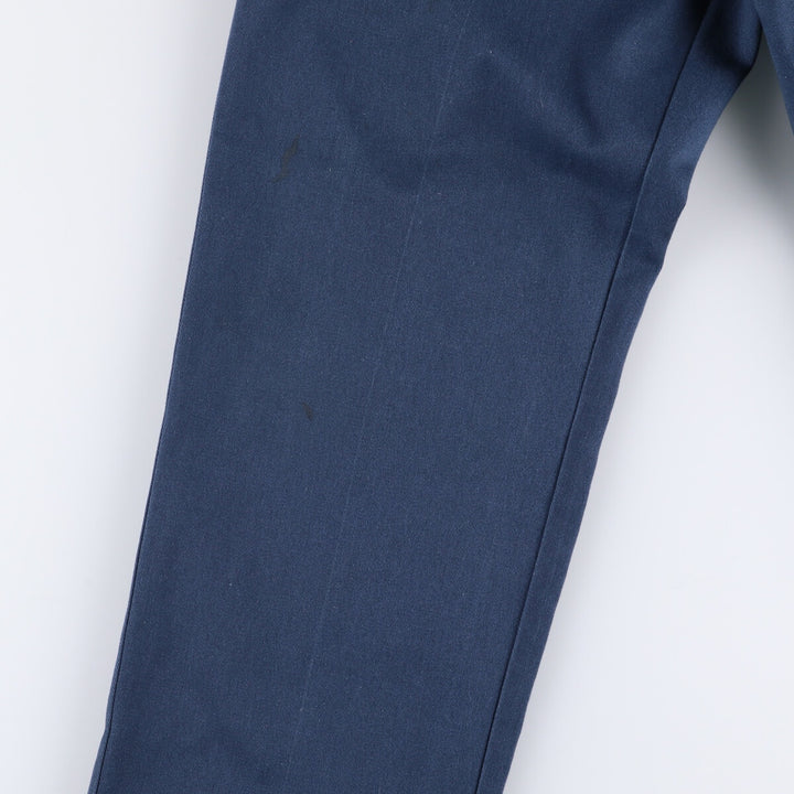 90'S Dickies Work Pants, Men's, Size W34, Vintage polyester navy blue type Vintage Second Hand