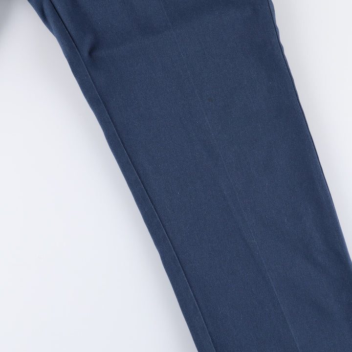 90'S Dickies Work Pants, Men's, Size W34, Vintage polyester navy blue type Vintage Second Hand