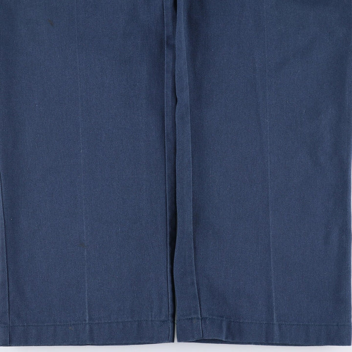 90'S Dickies Work Pants, Men's, Size W34, Vintage polyester navy blue type Vintage Second Hand