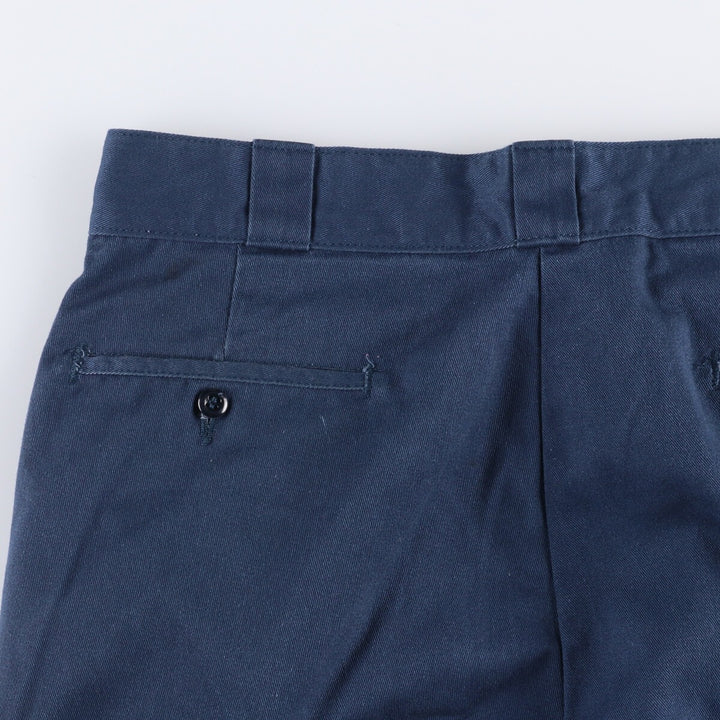 90'S Dickies Work Pants, Men's, Size W34, Vintage polyester navy blue type Vintage Second Hand