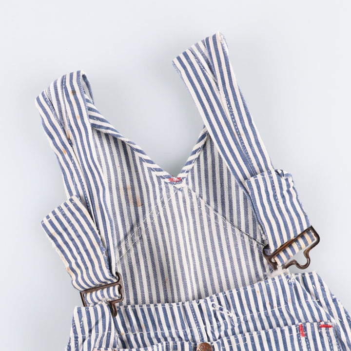 Special Price: 70'S Vintage Big Mac Hickory Stripe Overalls, Men's Size W37 unclear blue type Vintage Second Hand