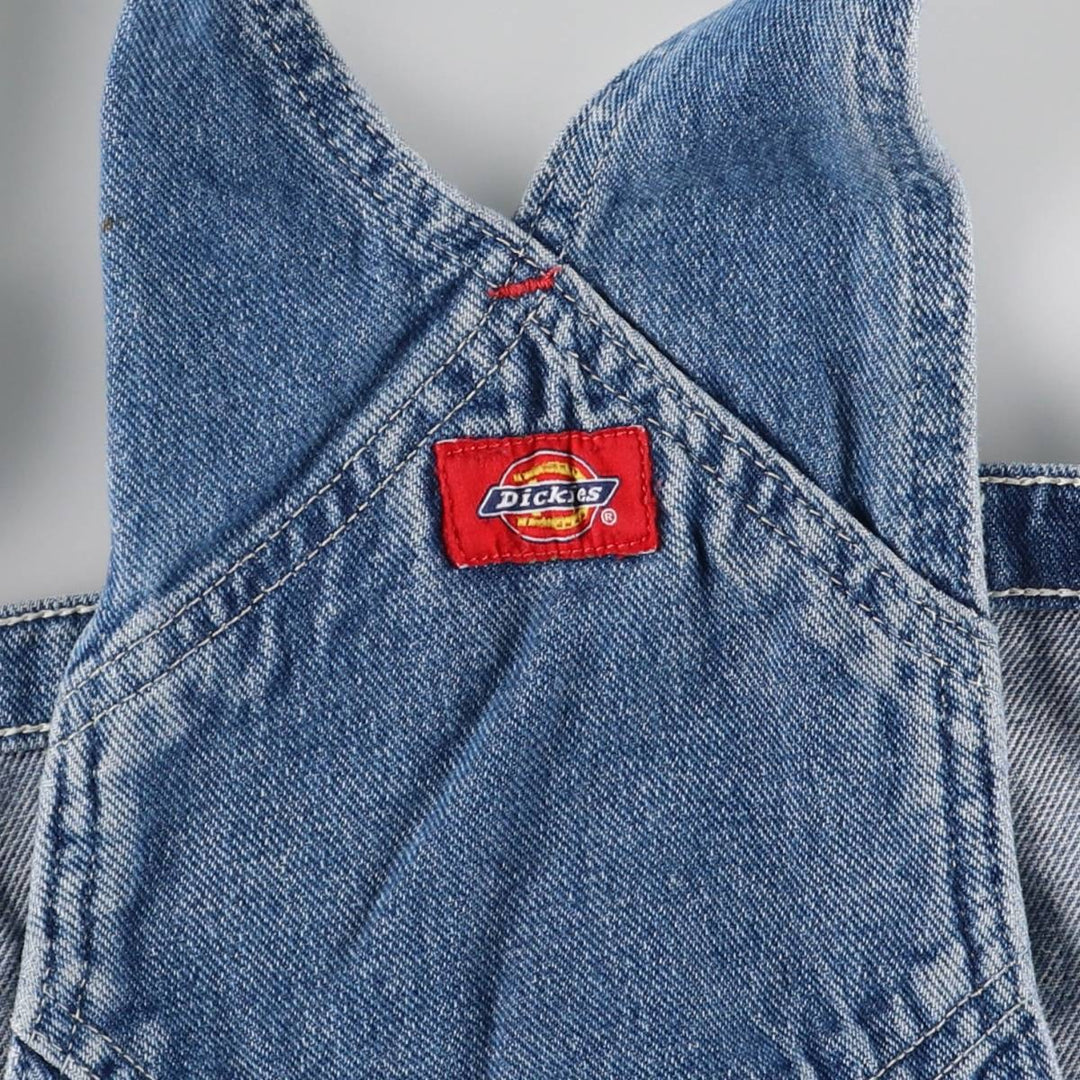 Dickies denim overalls for men, equivalent to W39 cotton blue type Vintage Second Hand