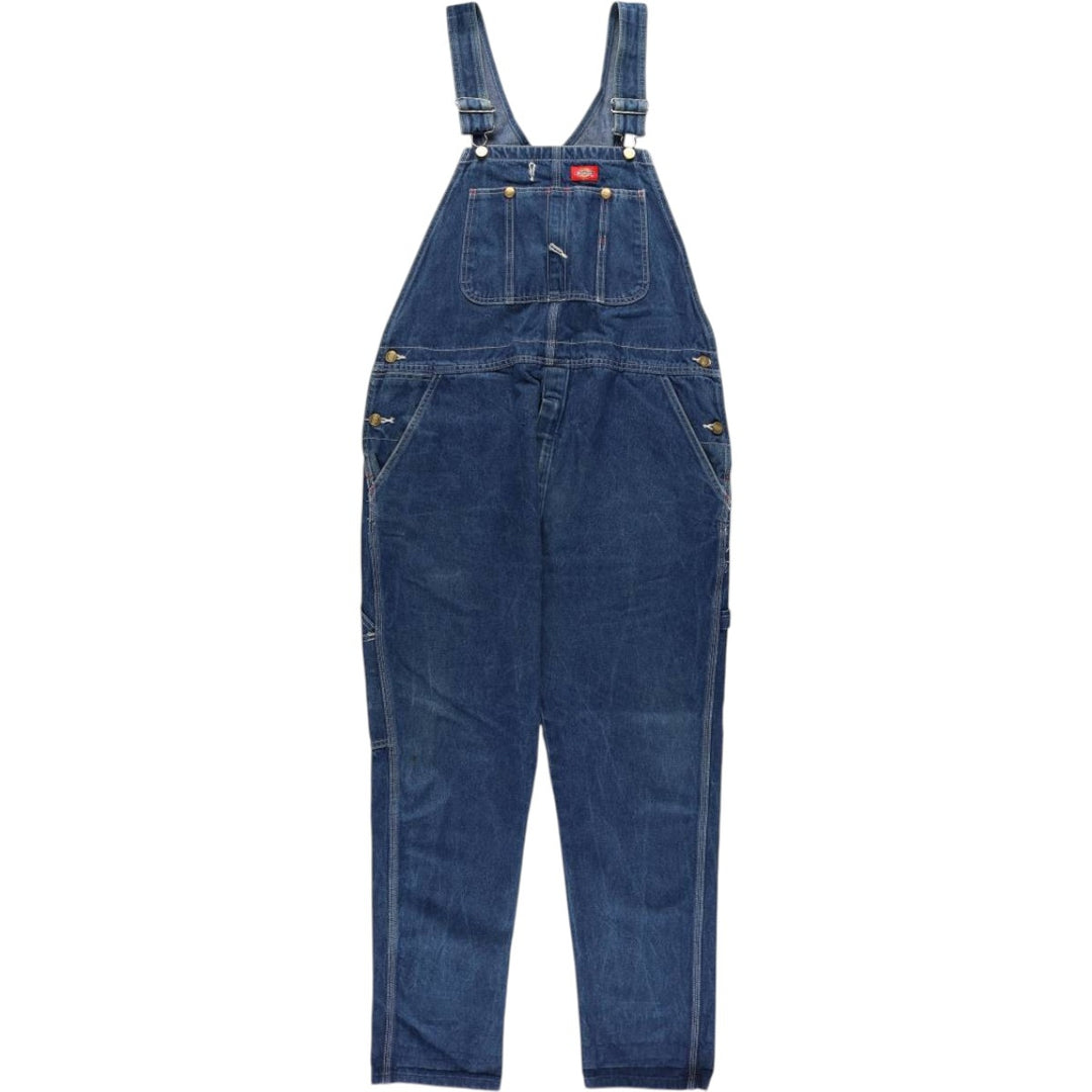 Dickies Men's Oversized Denim Overalls (Size W41) cotton blue type Vintage Second Hand