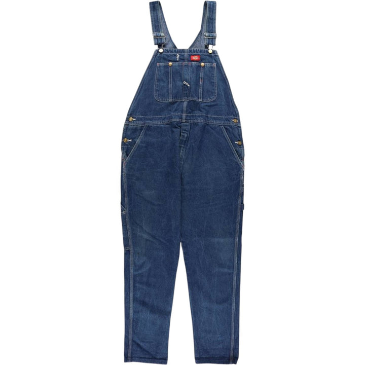 Dickies Men's Oversized Denim Overalls (Size W41) cotton blue type Vintage Second Hand