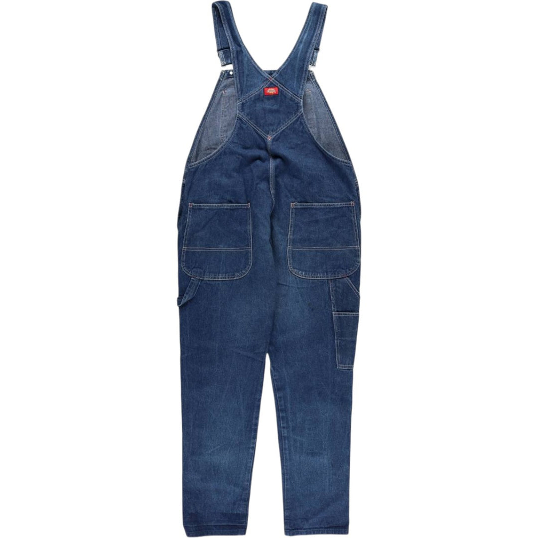 Dickies Men's Oversized Denim Overalls (Size W41) cotton blue type Vintage Second Hand