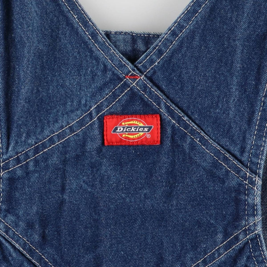 Dickies Men's Oversized Denim Overalls (Size W41) cotton blue type Vintage Second Hand