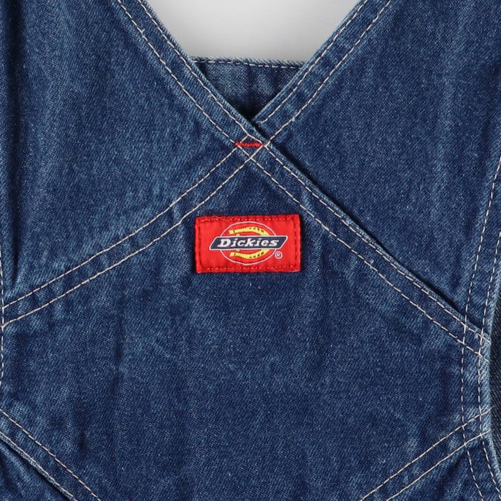 Dickies Men's Oversized Denim Overalls (Size W41) cotton blue type Vintage Second Hand