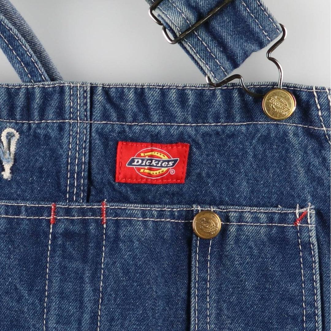 Dickies Men's Oversized Denim Overalls (Size W41) cotton blue type Vintage Second Hand