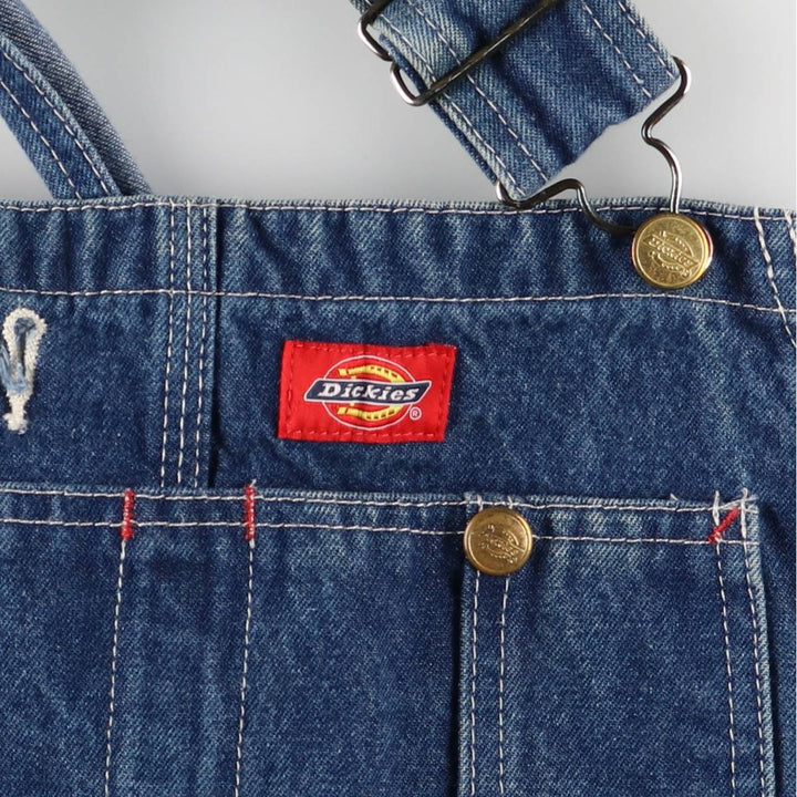 Dickies Men's Oversized Denim Overalls (Size W41) cotton blue type Vintage Second Hand
