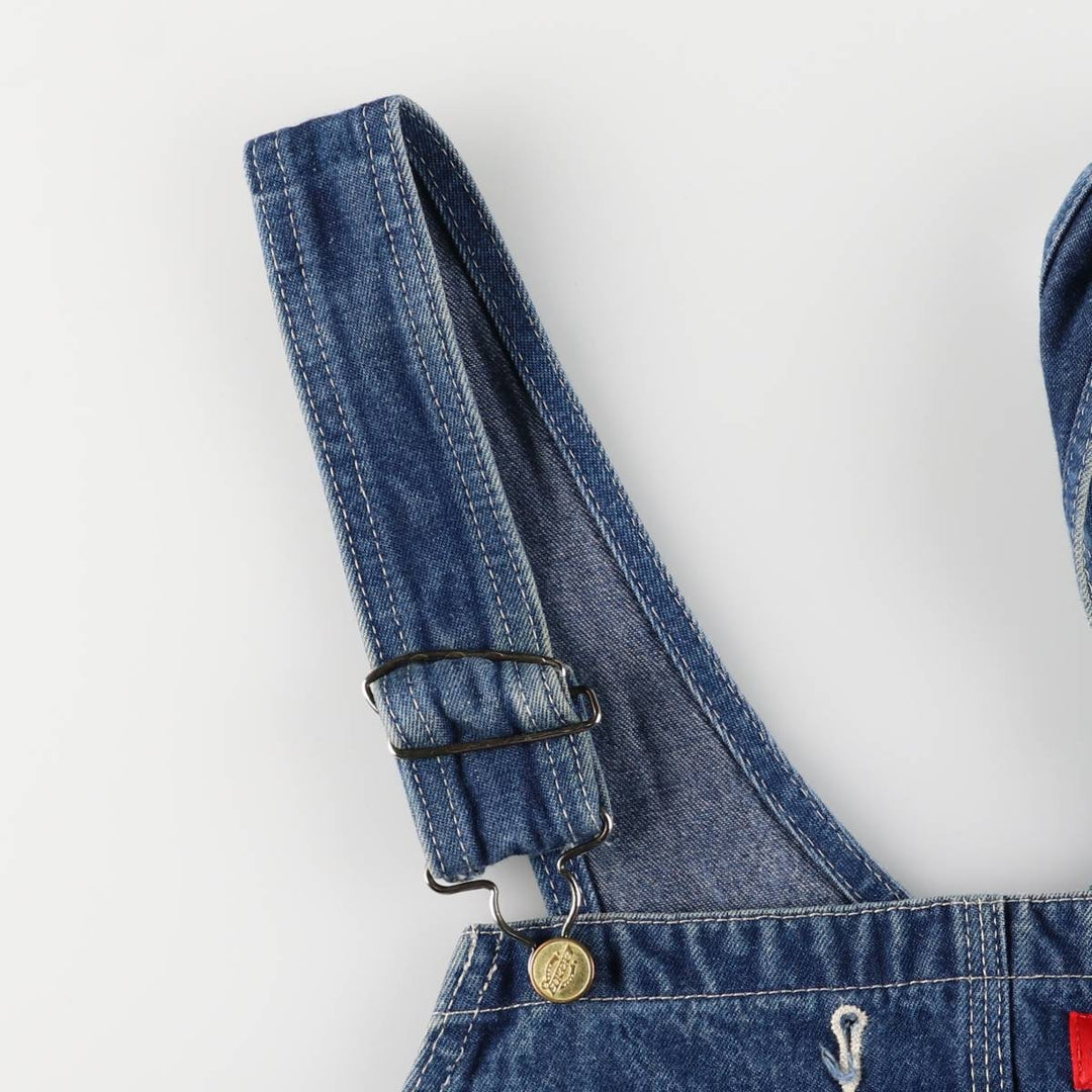 Dickies Men's Oversized Denim Overalls (Size W41) cotton blue type Vintage Second Hand