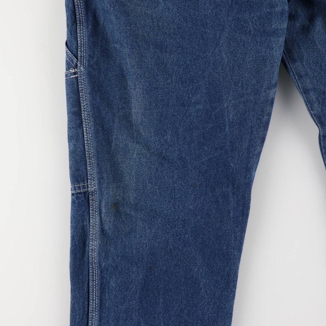 Dickies Men's Oversized Denim Overalls (Size W41) cotton blue type Vintage Second Hand