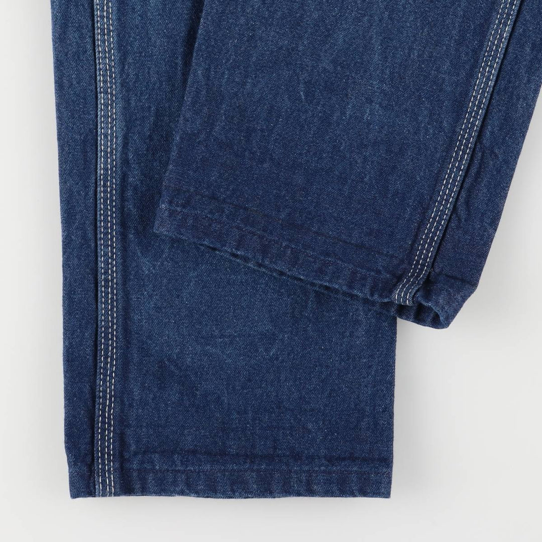 Dickies Men's Oversized Denim Overalls (Size W41) cotton blue type Vintage Second Hand