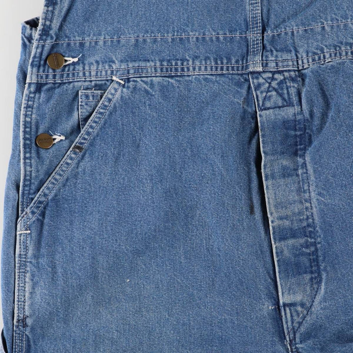 00'S Carhartt denim overalls, made in the USA, men's w36 equivalent cotton blue type Vintage Second Hand